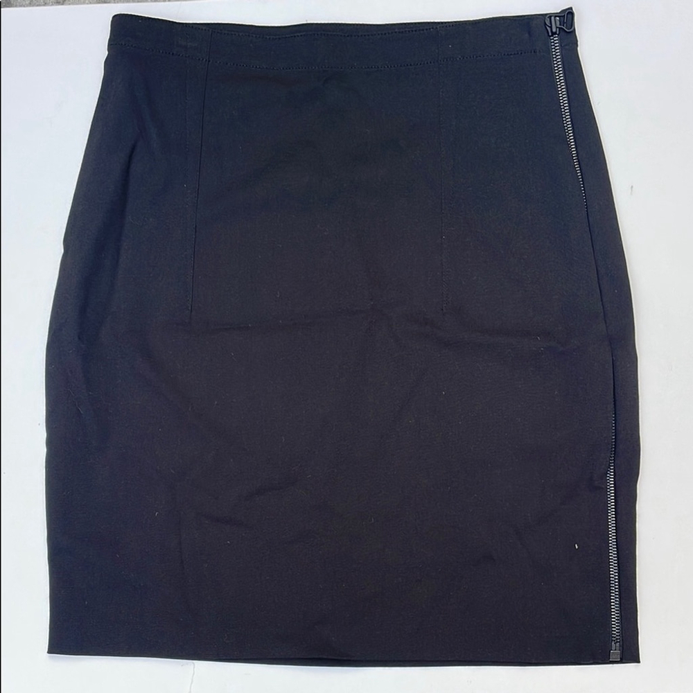 Alexander Wang Black Pencil Skirt with Side Zipper